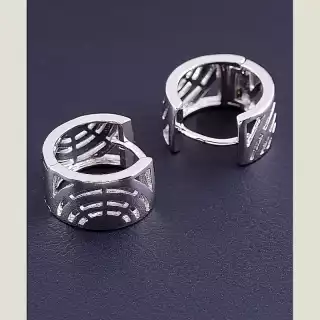 Сережки кільця Xuping (родій)