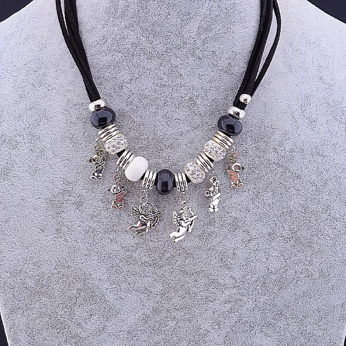 🏷️️ Підвіска на магніті Сrystal 42 см (шкірозамінник) ss_15432