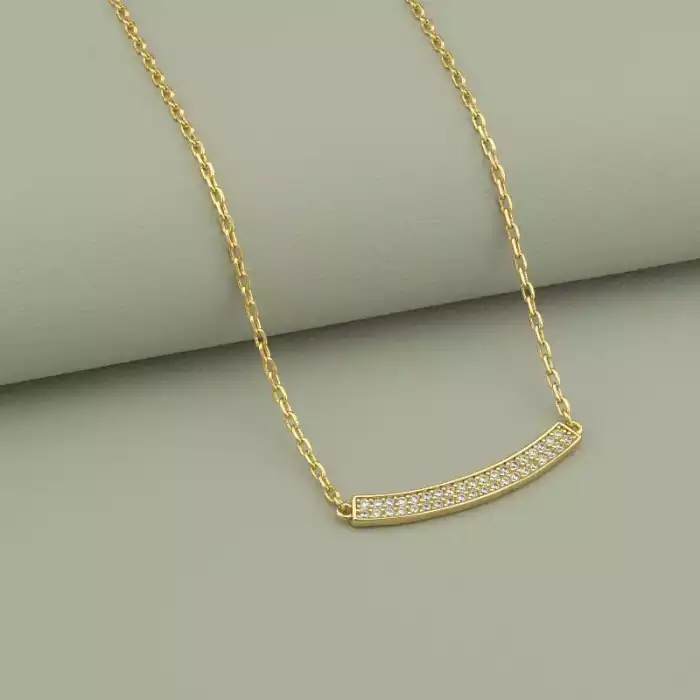 🏷️️ Підвіска Xuping Фіаніт 45 см (позолота 18к) ss_92751