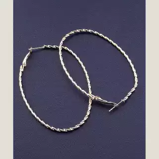 Сережки з французьким замком FJ 70х45 мм