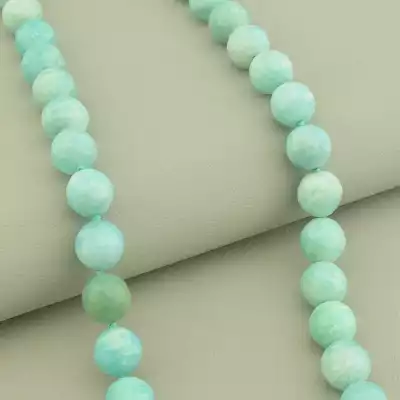 🏷️️ Намисто Амазоніт (cрібло 925 проба) 44 см. F-101384