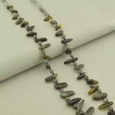 🏷️️ Намисто Лабрадор, Волосатик 62 см. F-102484