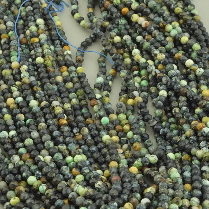 🏷️️ Нитка Хрізокола 39 см. 3мм. (без застібки) ss_103324