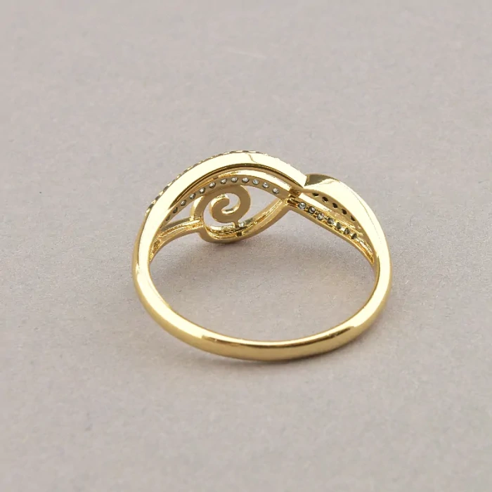 🏷️️ Каблучка Xuping Фіаніт (позолота 18к) ss_96309