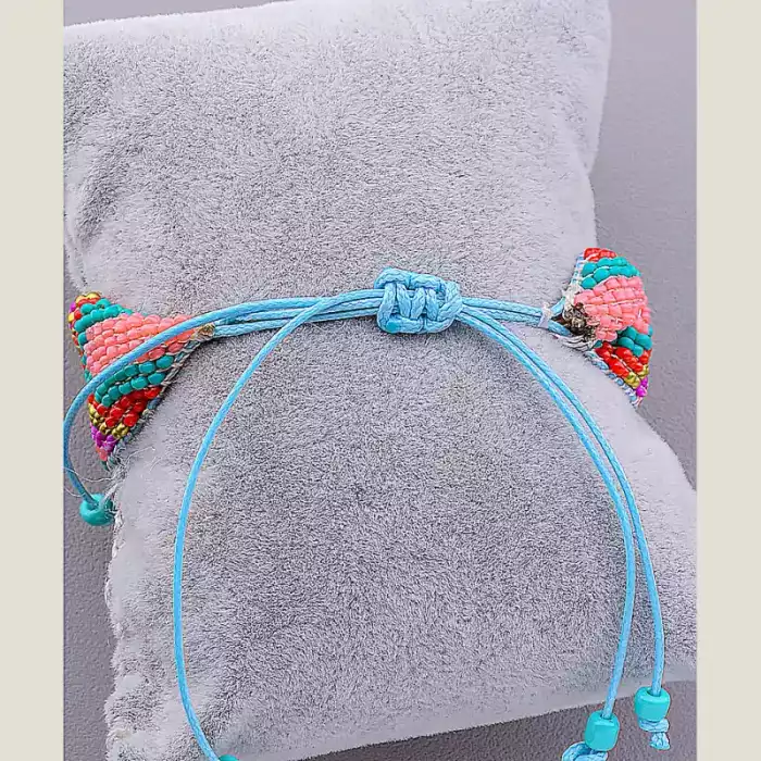 🏷️️ Браслет шамбала Бісер 17 см ss_29784