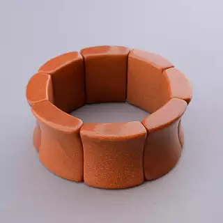 Браслет резинка Золотий Пісок 19 см.