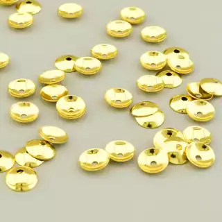 Вставка 6х6мм. (позолота 18к лимонна)