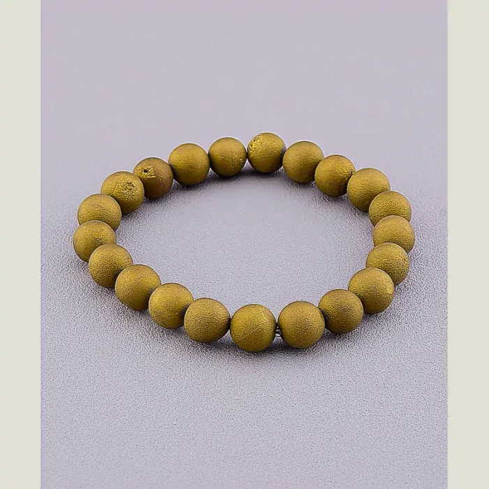 🏷️️ Браслет резинка Агат 17 см ss_71176