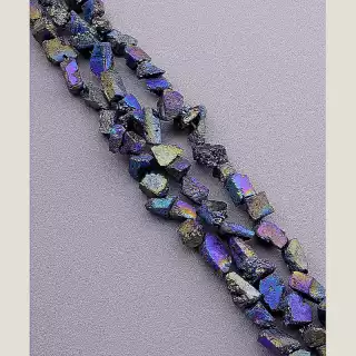 Намистини Кварц 35 см на нитці (натуральне каміння, без застібки)