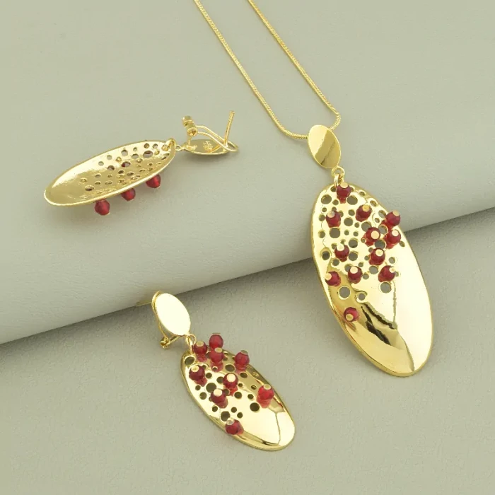 🏷️️ Підвіска+Сережки Fashion ss_100445