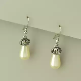 Сережки з підвіскою петля Майорка