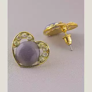 Сережки пусети Fashion Котяче око