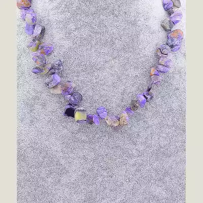 🏷️️ Намисто Чароит 48 см F-77277