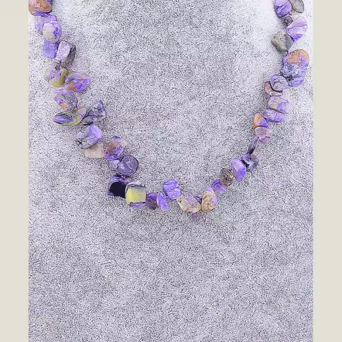 🏷️️ Намисто Чароит 48 см ss_77277