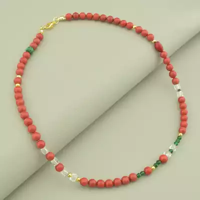 Підвіска Корал, Чеський кришталь 40 см.