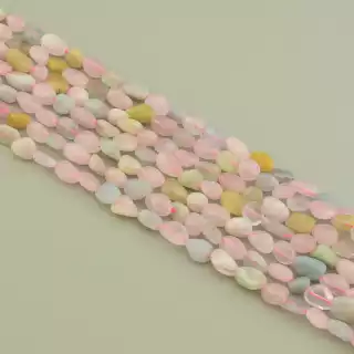 Намистини Самоцвіти 40 см. на нитці (натуральне каміння, без застібки)