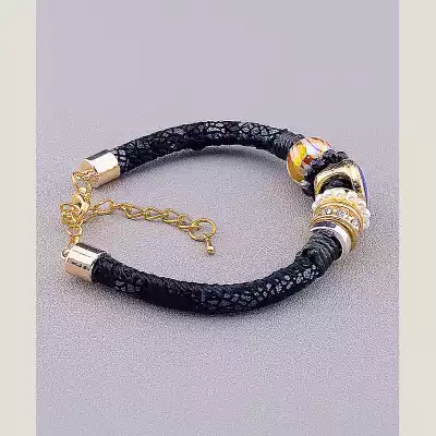 🏷️️ Браслет Сrystal 18 см оксамит F-18371