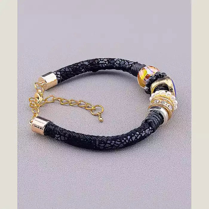 🏷️️ Браслет Сrystal 18 см оксамит ss_18371