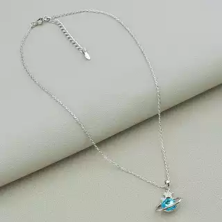 Підвіска планета Xuping Swarovski 35 см (родій)