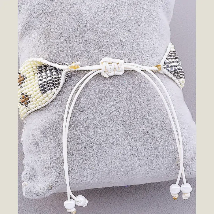 🏷️️ Браслет шамбала Бісер 17 см ss_29785