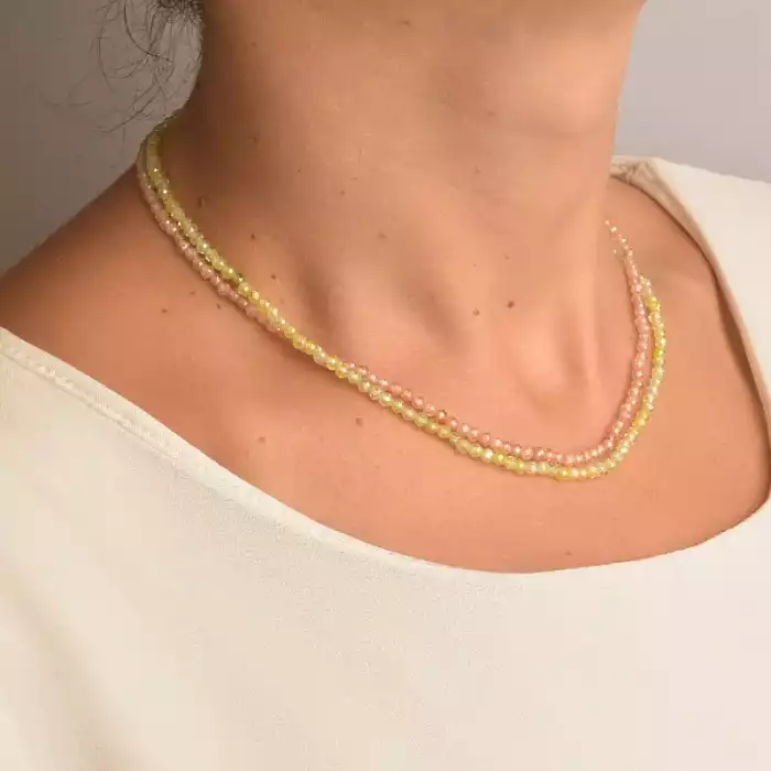 🏷️️ Підвіска Циркон срібло (925 проба) 40 см. ss_89971