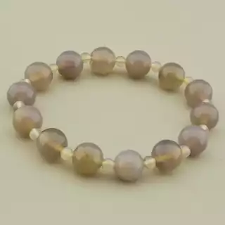 Браслет на резинці Агат 18 см