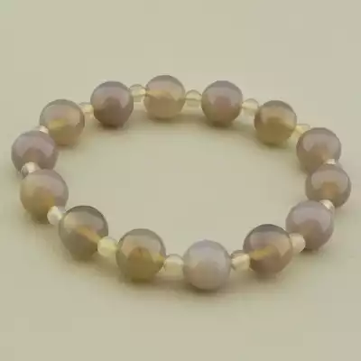 Браслет на резинці Агат 18 см