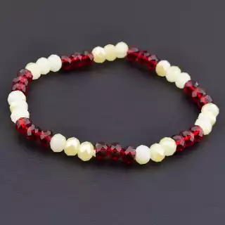 Браслет на резинці Чеський кришталь 19 см