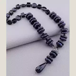 Намисто Авантюрин, Агат 47 см