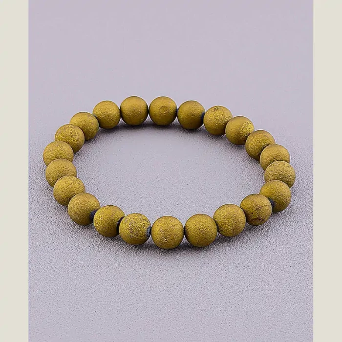 🏷️️ Браслет резинка Агат 18 см ss_71177