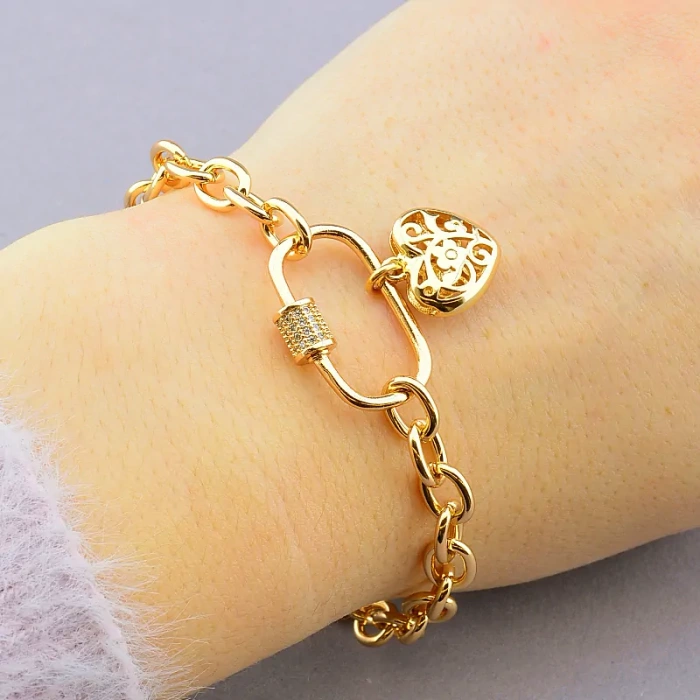 🏷️️ Браслет, що закручується Xuping Фіаніт 18 см. (позолота 18к) ss_92368