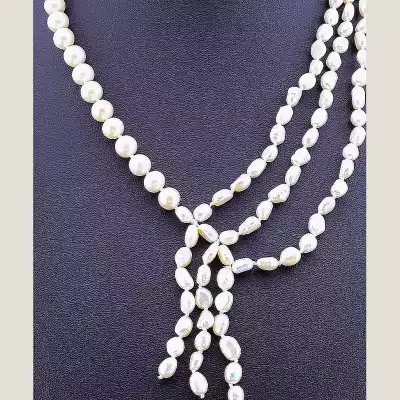 🏷️️ Намисто з перлин 57 см F-63857