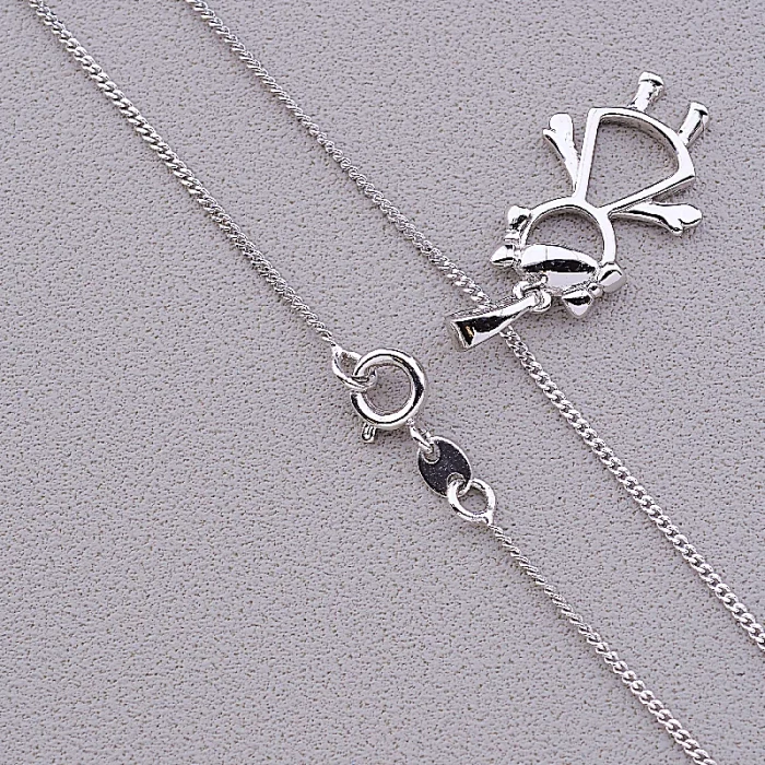 🏷️️ Підвіска дівчинка Xuping 45 см (родій) ss_84154