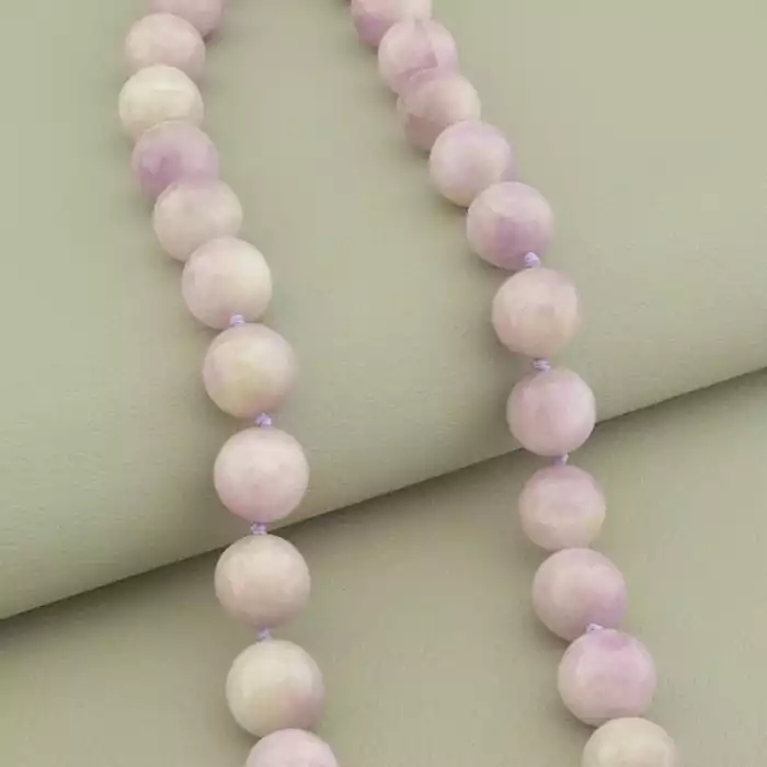 🏷️️ Намисто Кунцит (cрібло 925 проба) 47 см. ss_101386