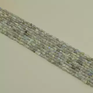 Намистини Лабрадор 38 см. на нитці (натуральне каміння, без застібки)