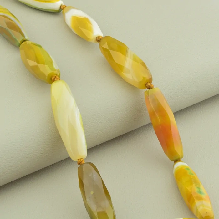 🏷️️ Намисто Агат 49 см. ss_102703