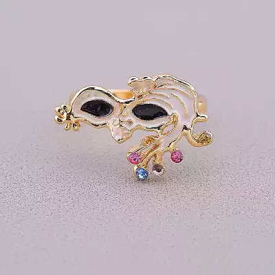 Каблучка маска Сrystal (позолота 18к)