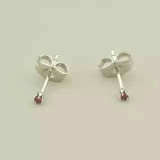 Сережки мінімалі пусети Xuping Фіаніт (родій)