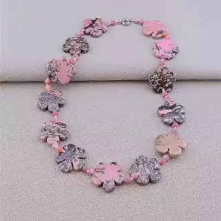 Намисто Родонит 52 см