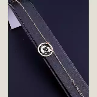 Браслет з карабіном Stainless Steel 17 см