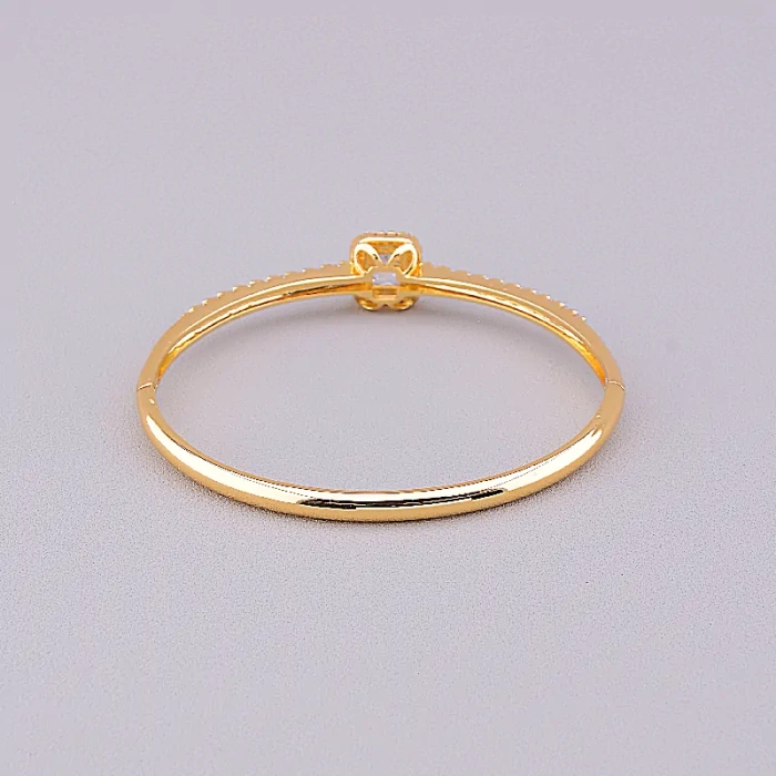 🏷️️ Браслет шарнірний Xuping Фіаніт 18 см (позолота 18к) ss_69731