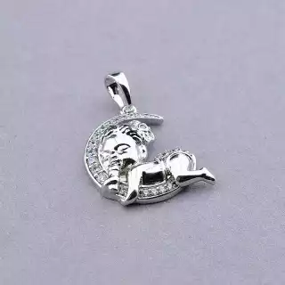 Кулон малюк на місяці Xuping Фіаніт (родій)