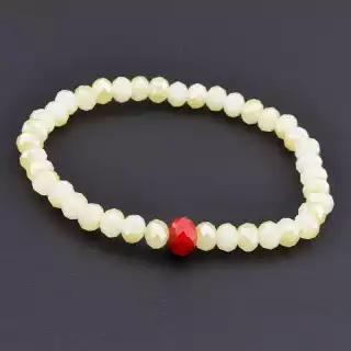 Браслет на резинці Чеський кришталь 19 см