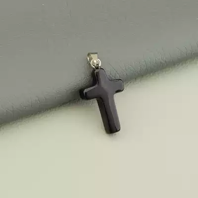 Хрестик Агат 25x14мм.