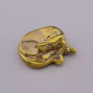 Фігурка Собака латунь