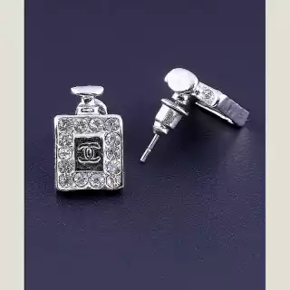 Сережки Сrystal (родій)