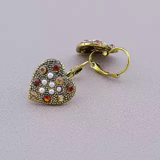 Сережки на англійській застібці Fashion Майорка