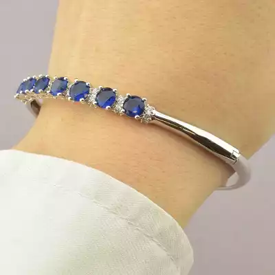 🏷️️ Браслет шарнірний Xuping (родій) F-74587