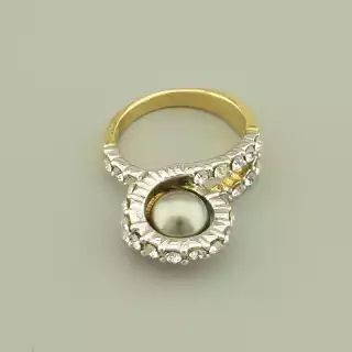 Каблучка Vogue Фіаніт (позолота-родій)