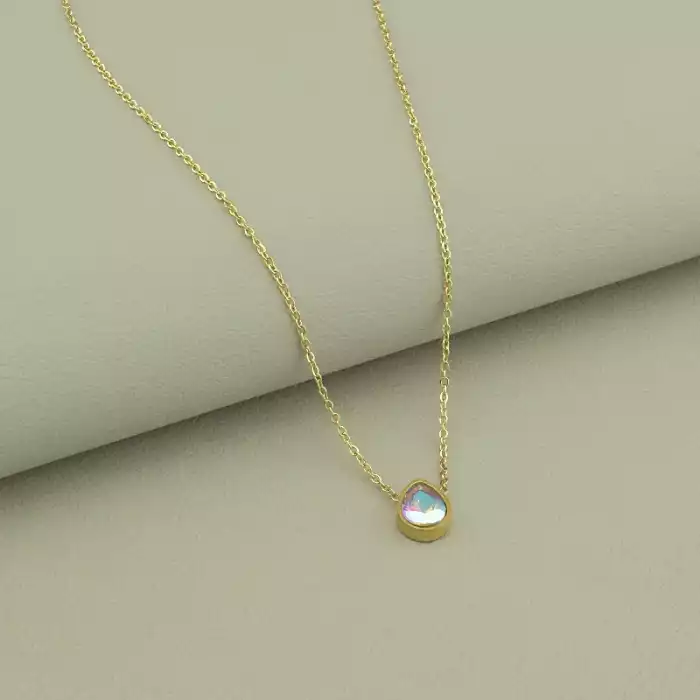 🏷️️ Підвіска Xuping Фіаніт 44 см (позолота 18к лимонна) ss_101083